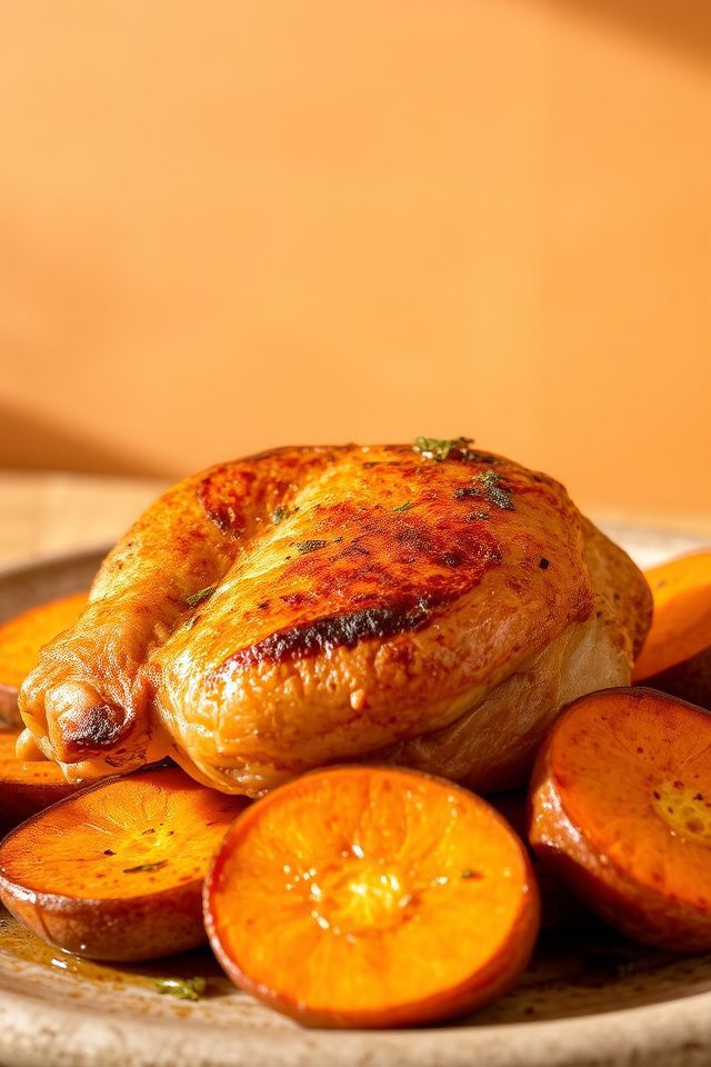 hearty chicken sweet dinner