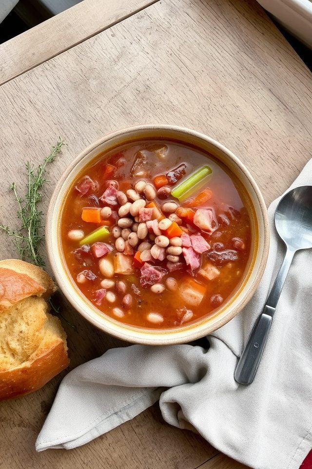 hearty ham and bean soup