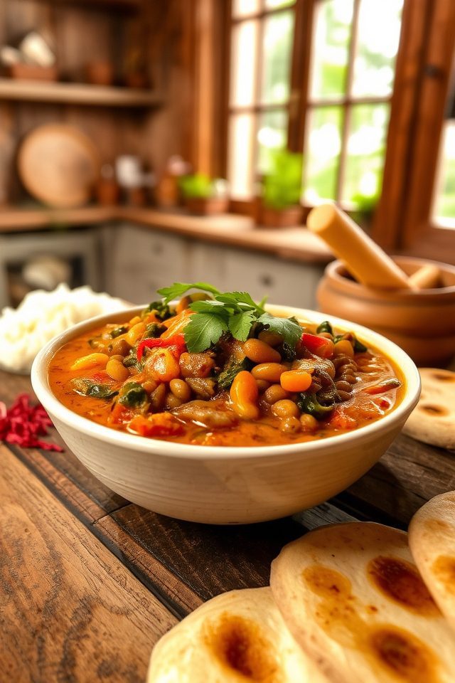 hearty indian lentil curry
