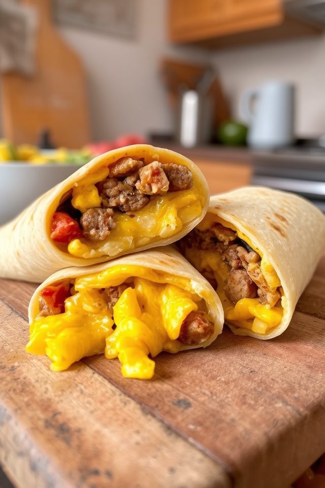 hearty italian sausage breakfast