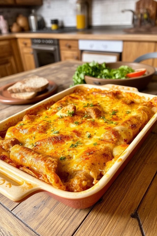 hearty italian sausage casserole
