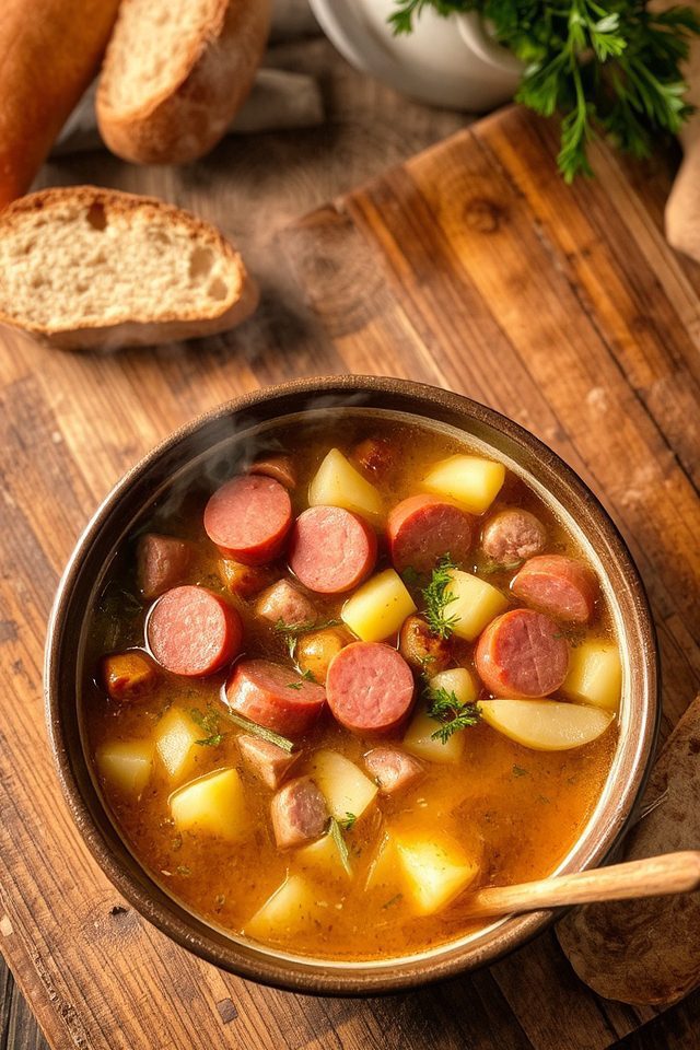hearty polish sausage soup
