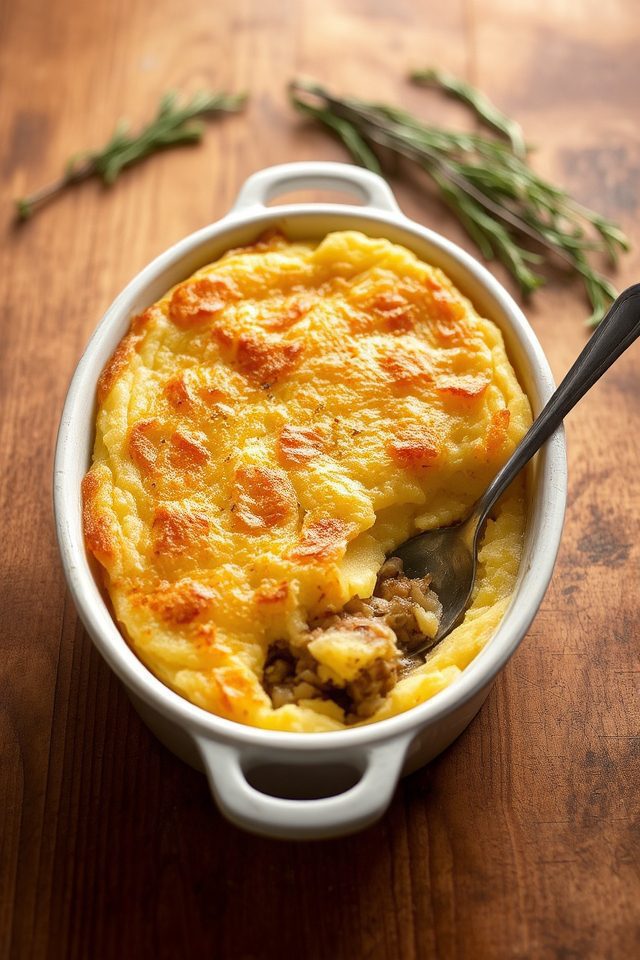hearty potato shepherd pie