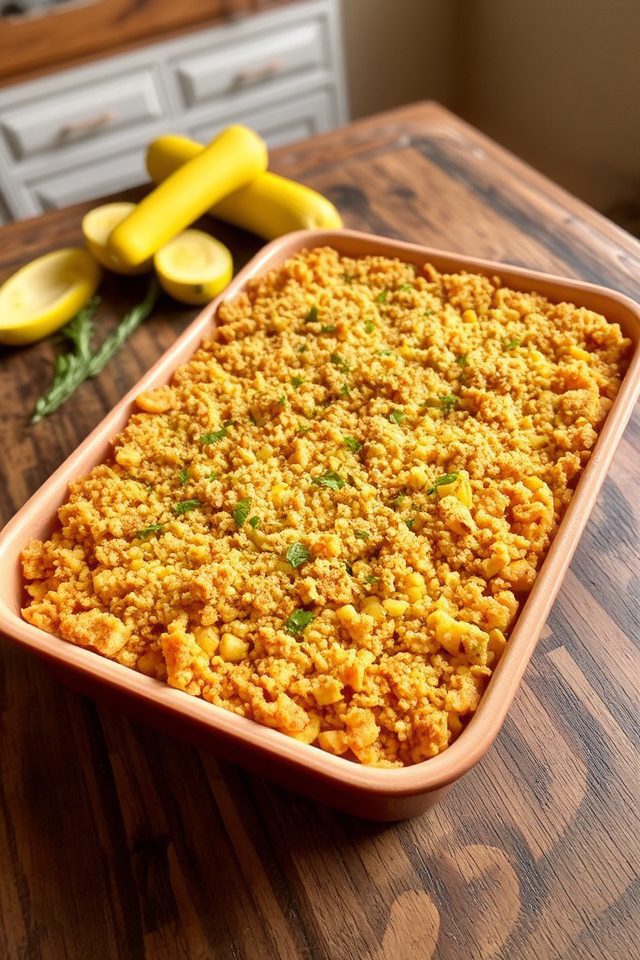 hearty summer squash casserole