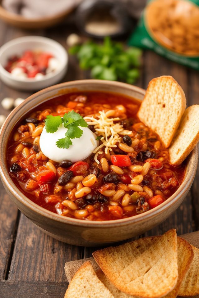 hearty vegetarian weeknight meal