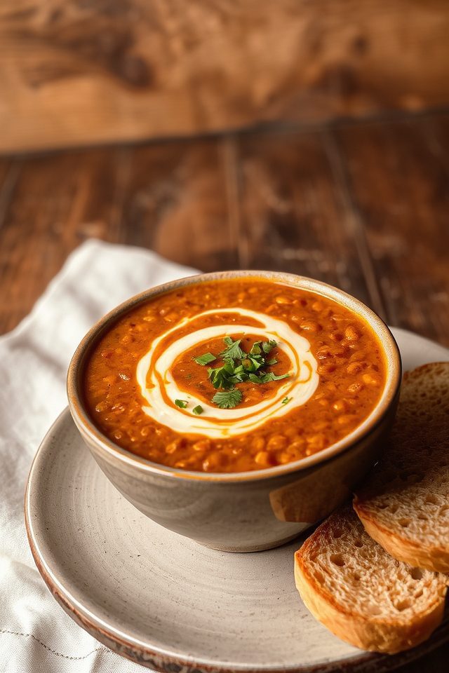 hearty winter lentil soup