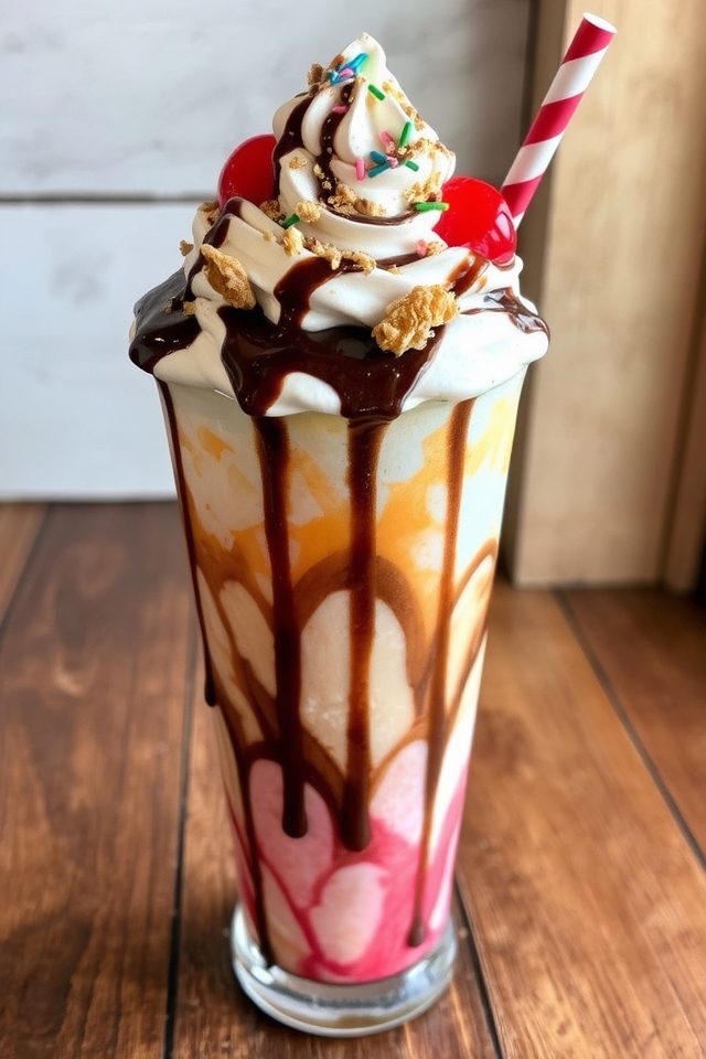 indulgent spumoni milkshake treat