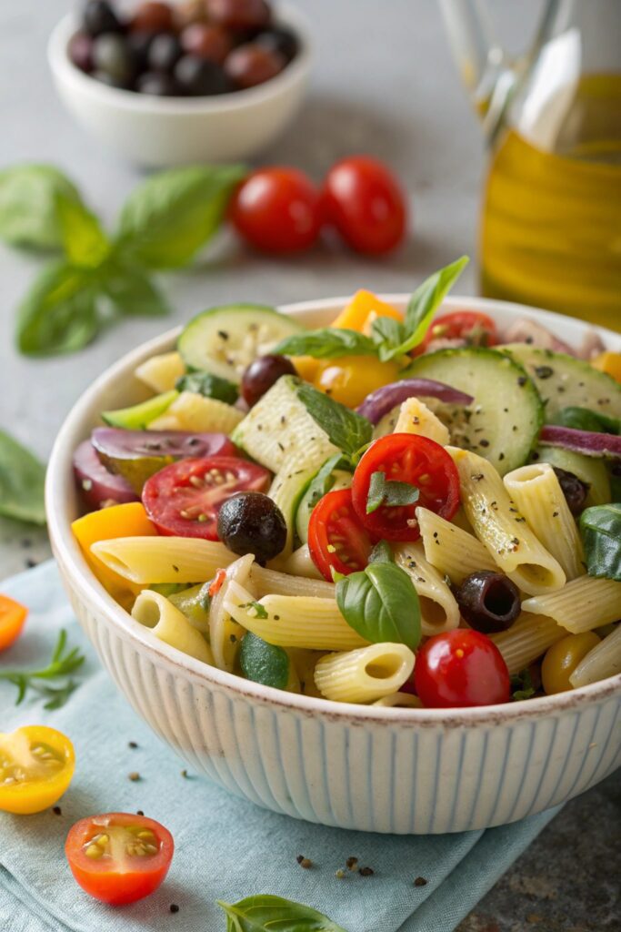 pasta with italian dressing
