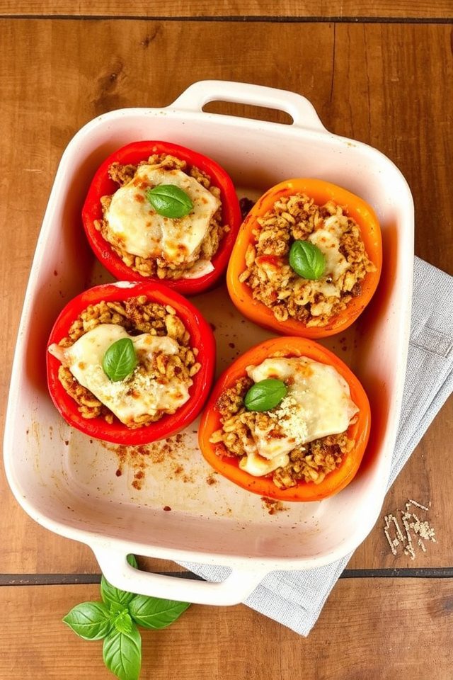 italian sausage stuffed peppers