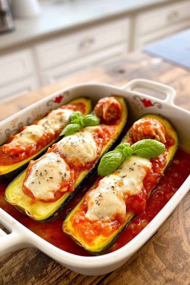 italian zucchini boats recipe
