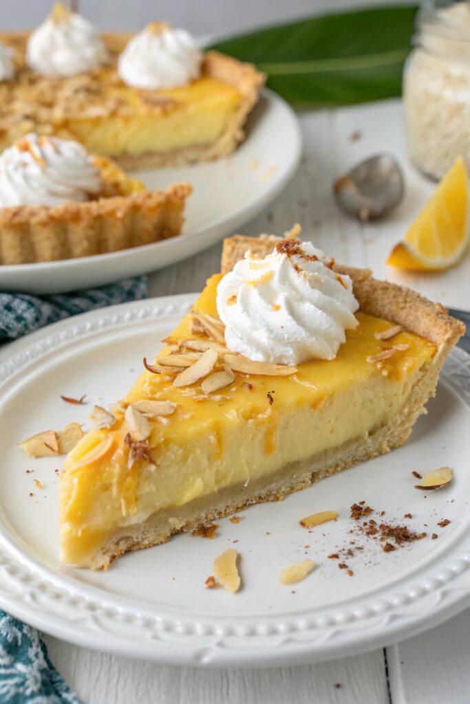 tropical coconut cream pie
