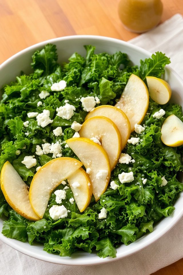 kale and pear salad