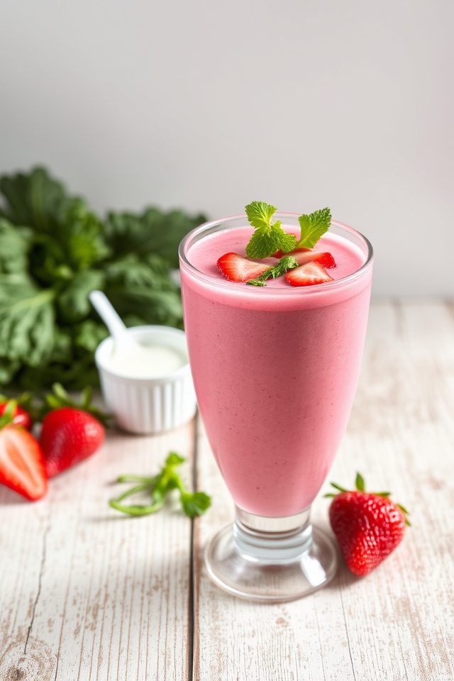 kale strawberry health boost
