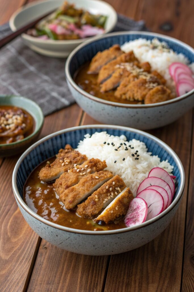 breaded cutlets in curry