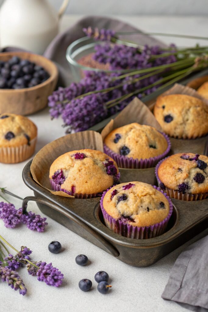 lavender blueberry muffin delight