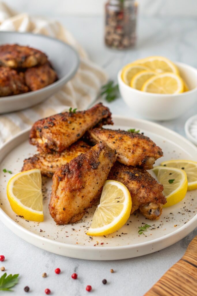 zesty lemon pepper wings