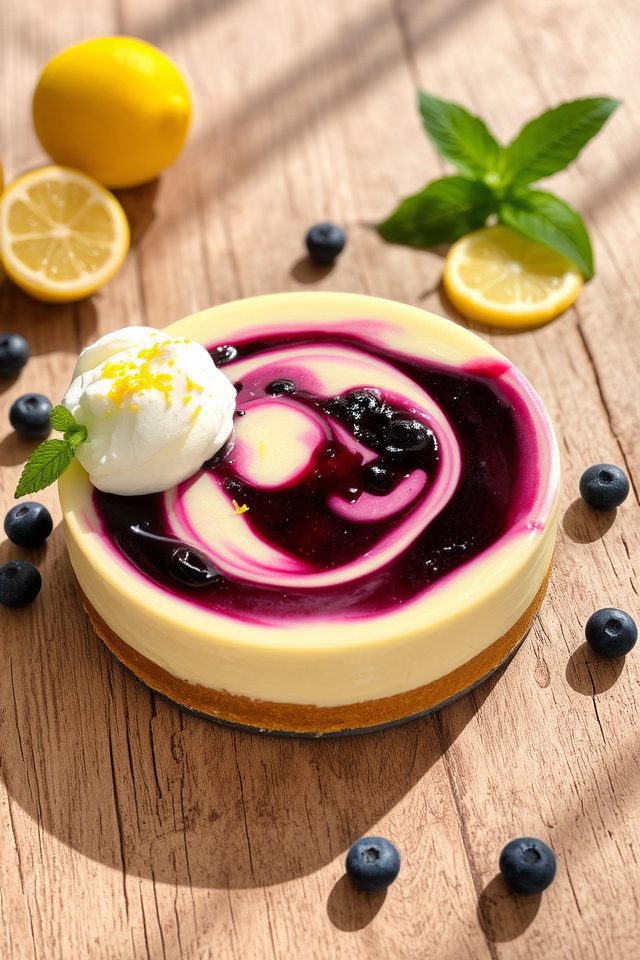 lemon blueberry cheesecake delight