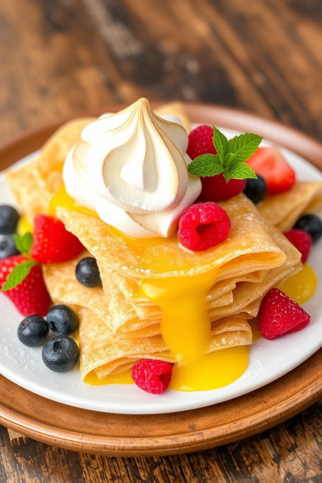 lemon curd filled cr pes