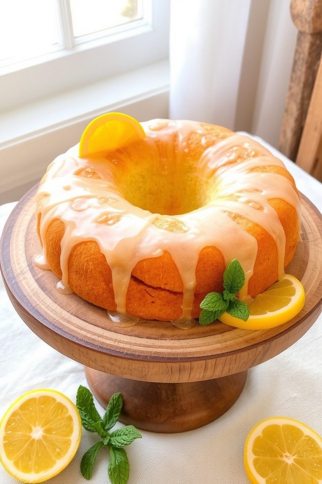 lemon flavored sunny dessert