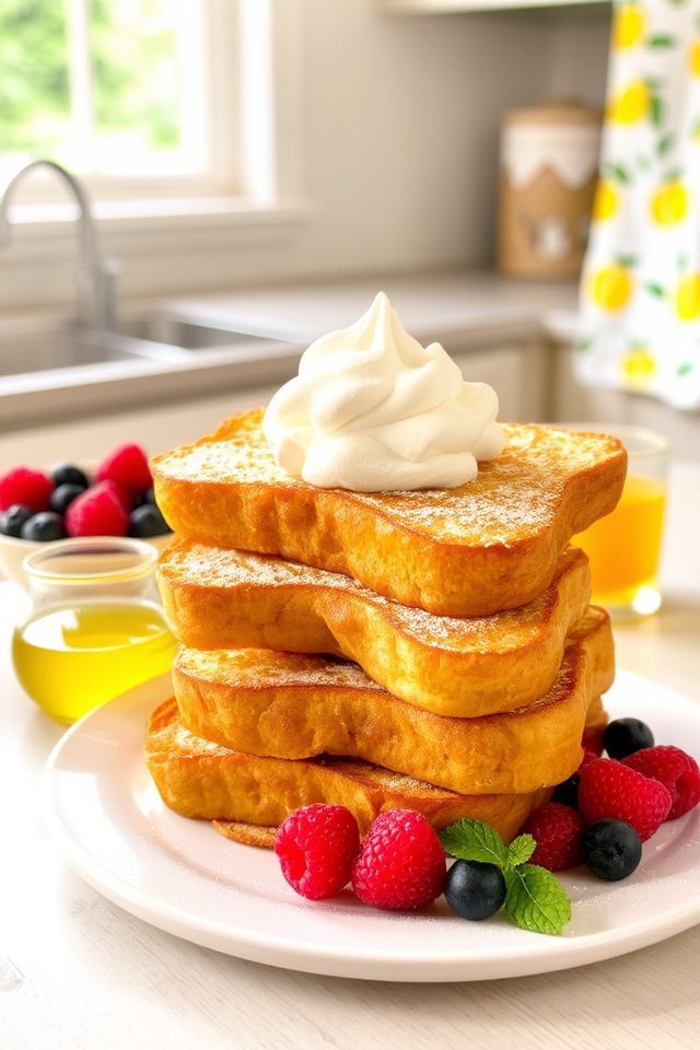 lemon infused french toast delight