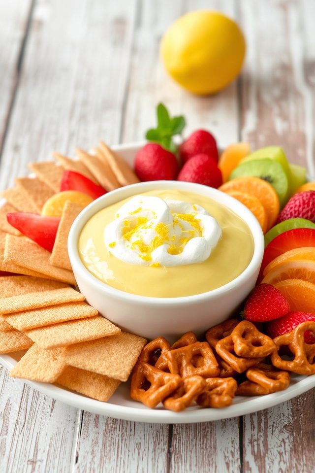 lemon meringue dip delight