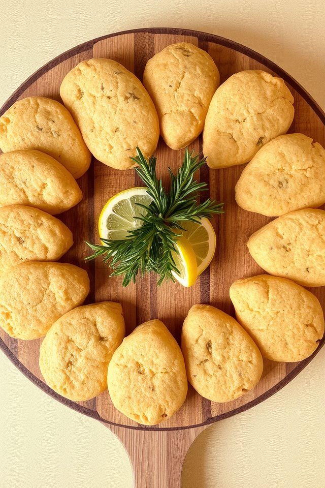 lemon rosemary holiday treat