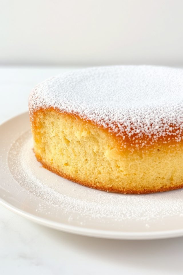 light italian vanilla cake