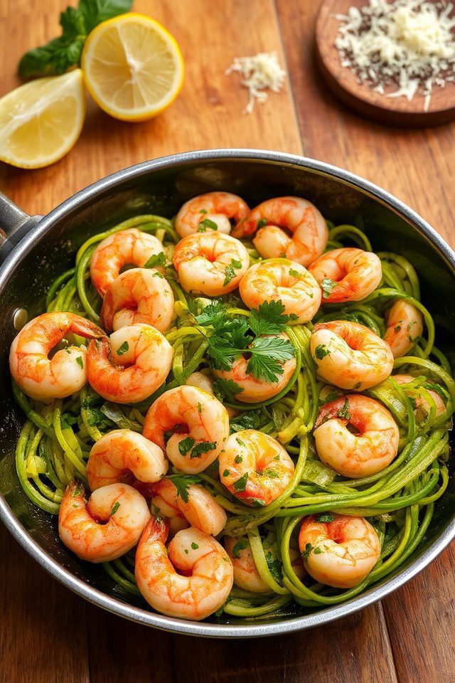 light summer shrimp dish