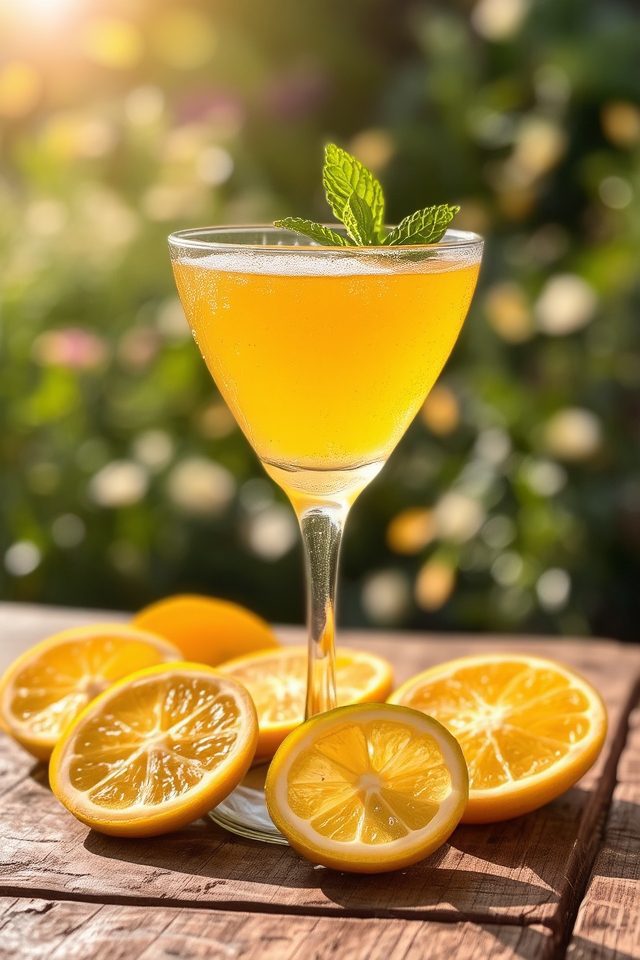 limoncello sparkling summer cocktail
