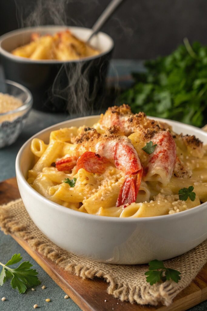 gourmet lobster mac and cheese