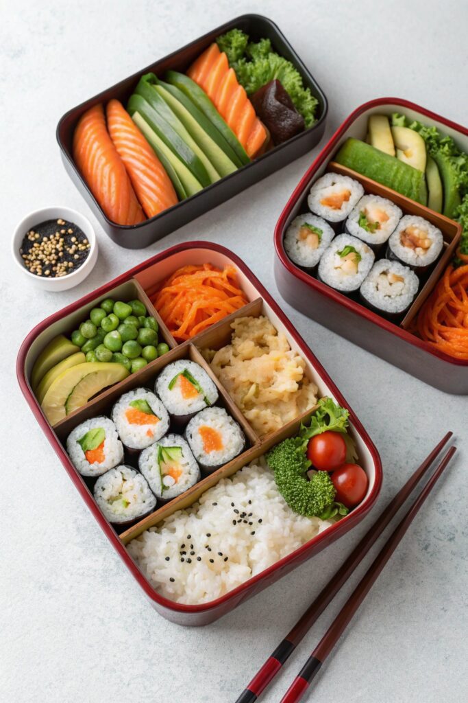 traditional japanese bento boxes
