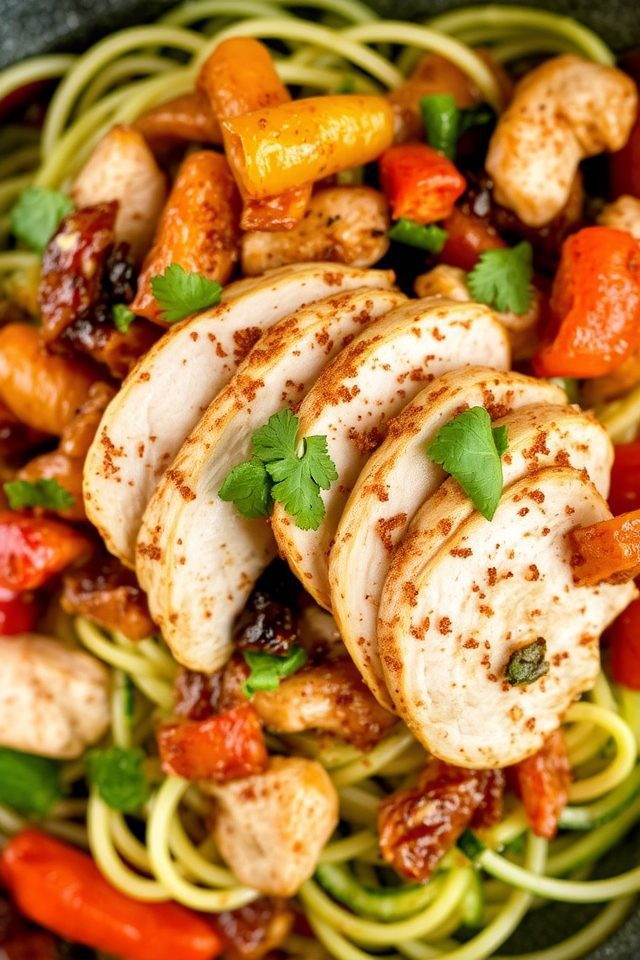 low carb fajita dish
