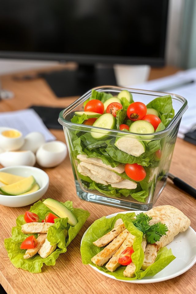 low carb work lunches