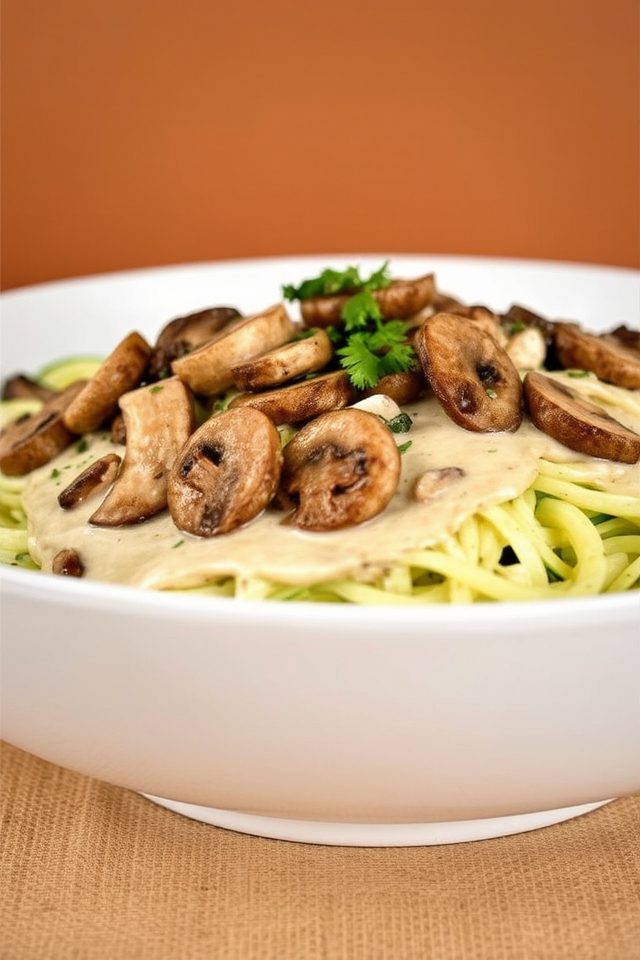 low carb zoodle dish