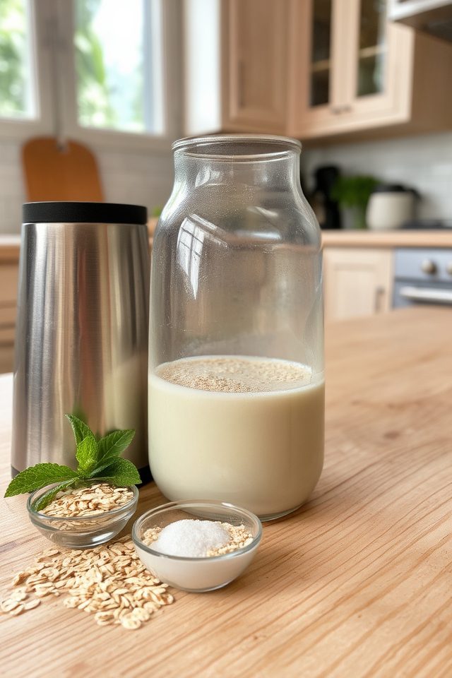 make your own oatmilk