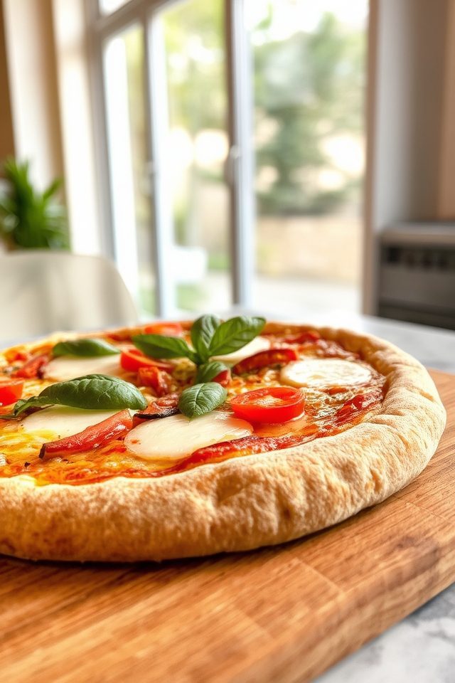 making sourdough pizza crust