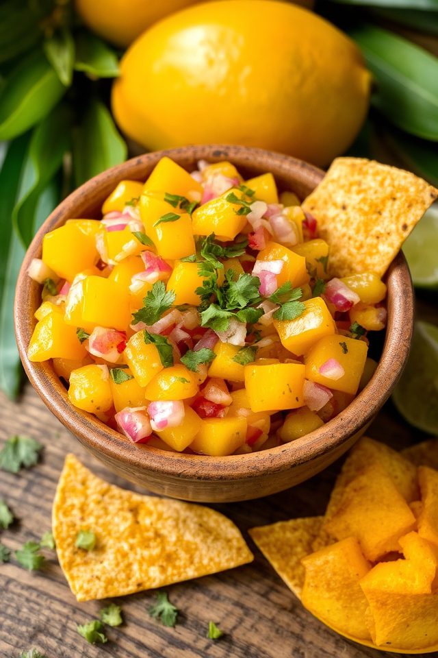 mango salsa with cilantro