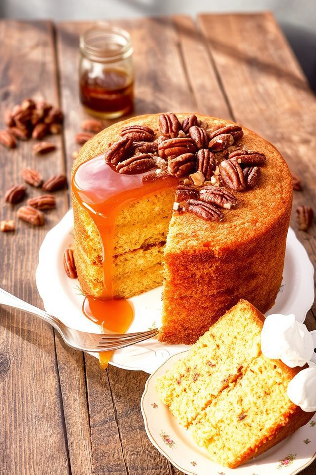 maple pecan dessert delight