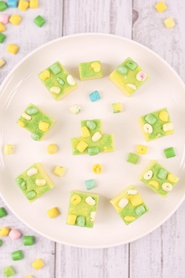 marshmallow st patrick treats