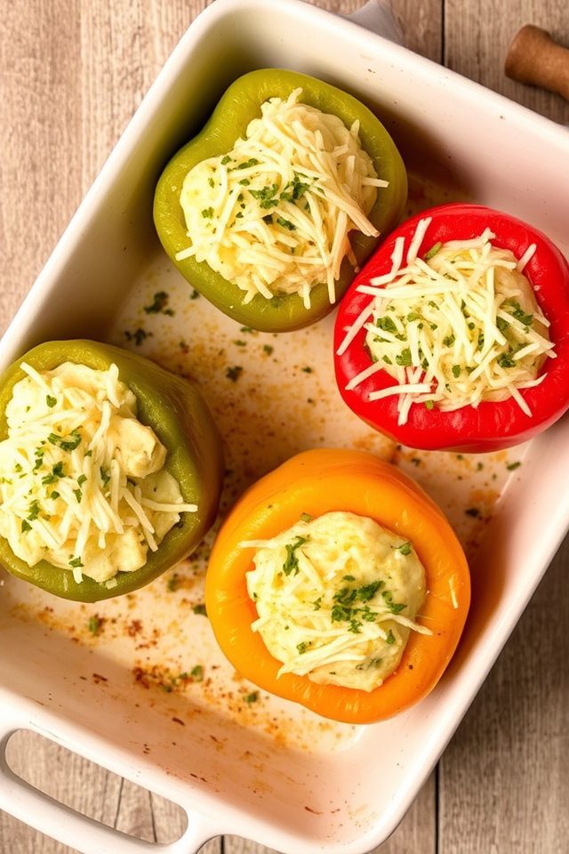 mashed potato stuffed peppers