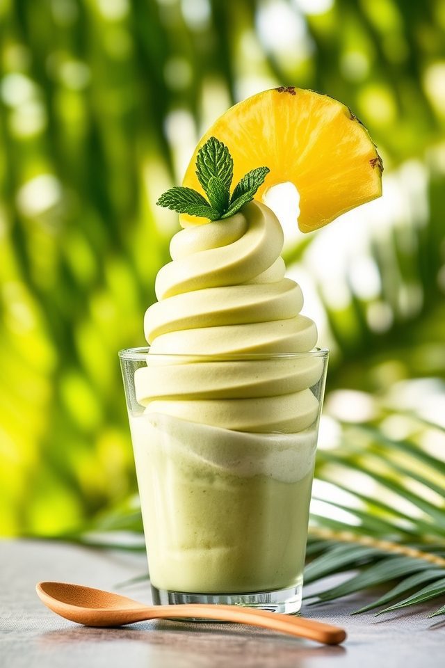 matcha infused tropical delight