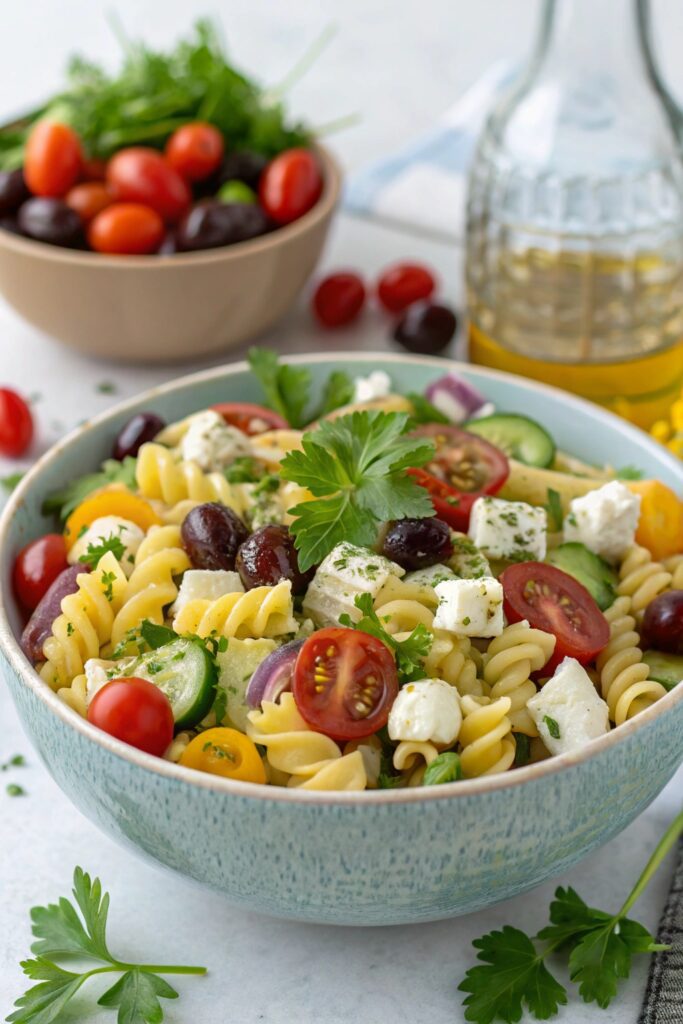 mediterranean cold pasta salad