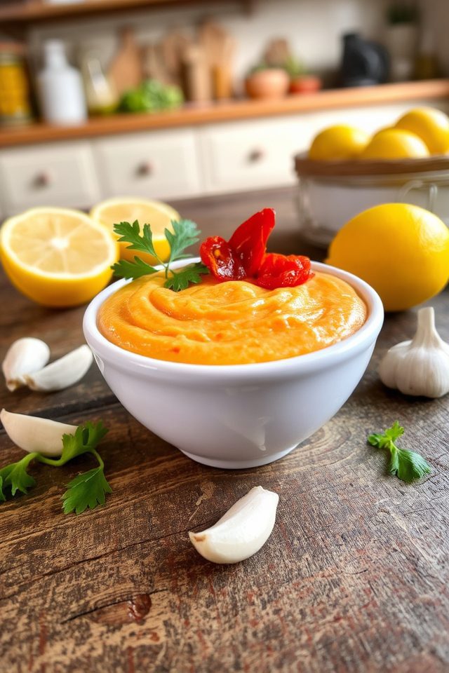mediterranean flavored tahini sauce