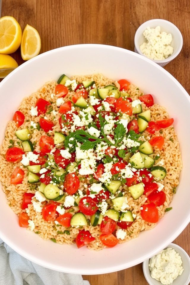 mediterranean orzo salad delight