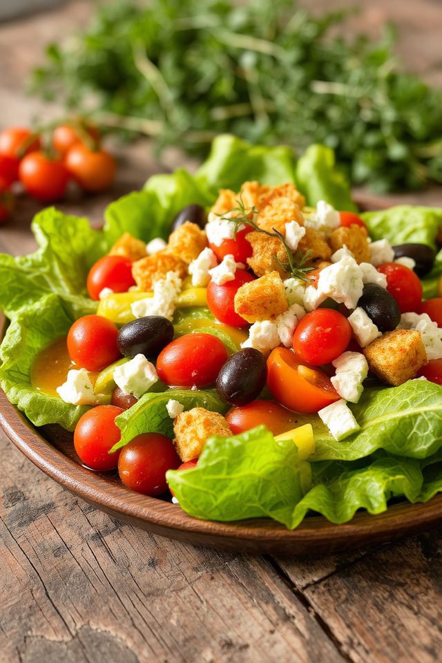 mediterranean twist on caesar