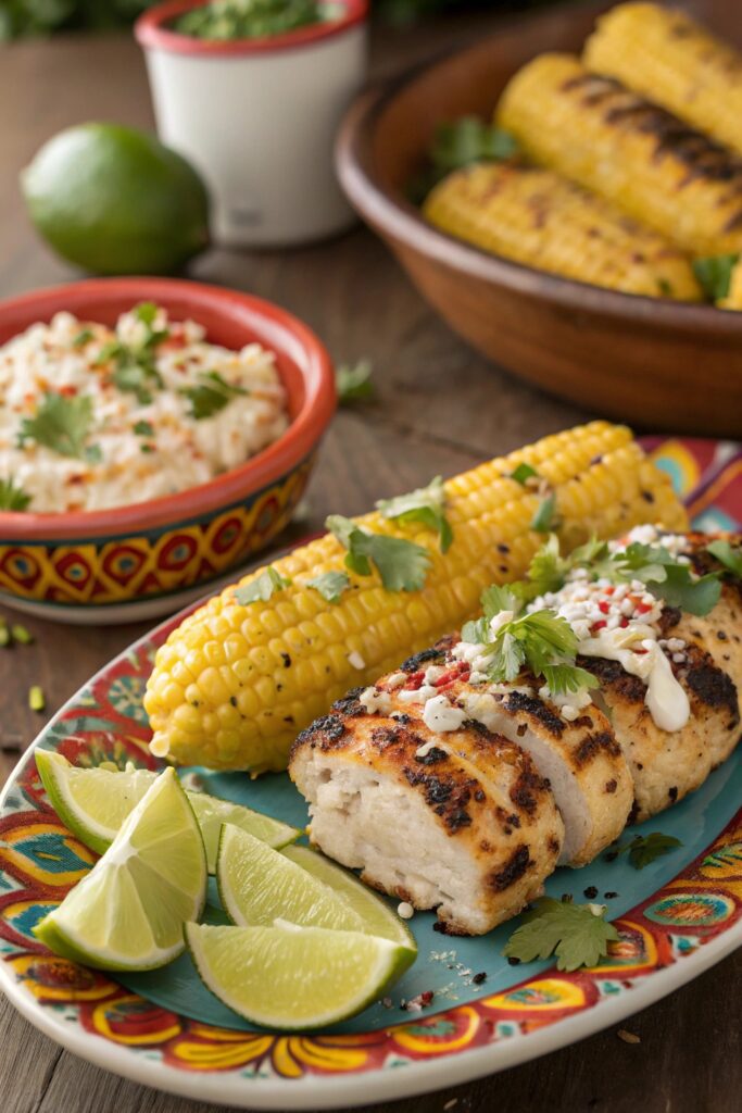 grilled chicken street food