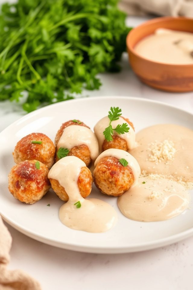 mild turkey meatballs recipe