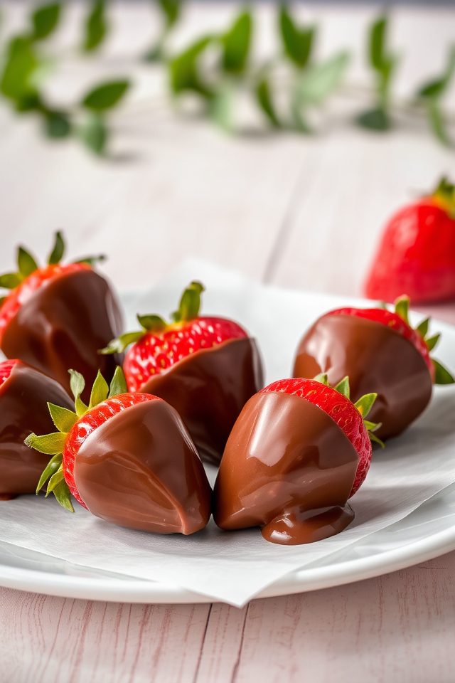 milk chocolate strawberry delight
