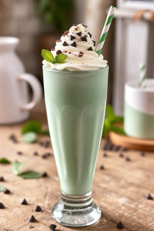 minty coffee chocolate delight