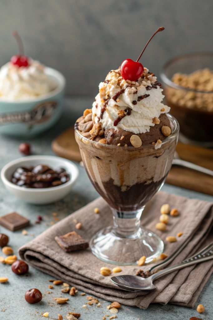 mocha hazelnut sundae delight